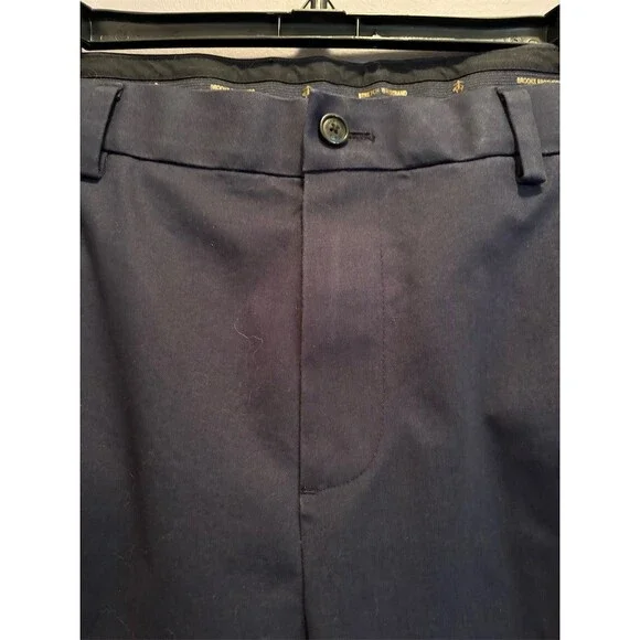 Brooks Brothers Advantage Chino Pants Mens 36x32 Navy Blue Straight Leg - Picture 4 of 9